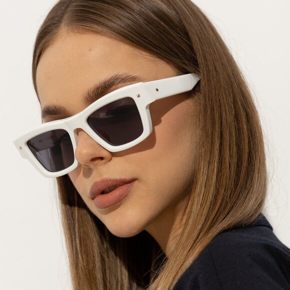 NEW VALENTINO SUNGLASSES WHITE WOMEN EYEWEAR VALENTINO